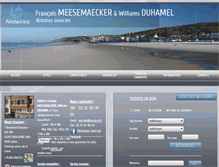 Tablet Screenshot of meesemaecker-duhamel-notaires.fr